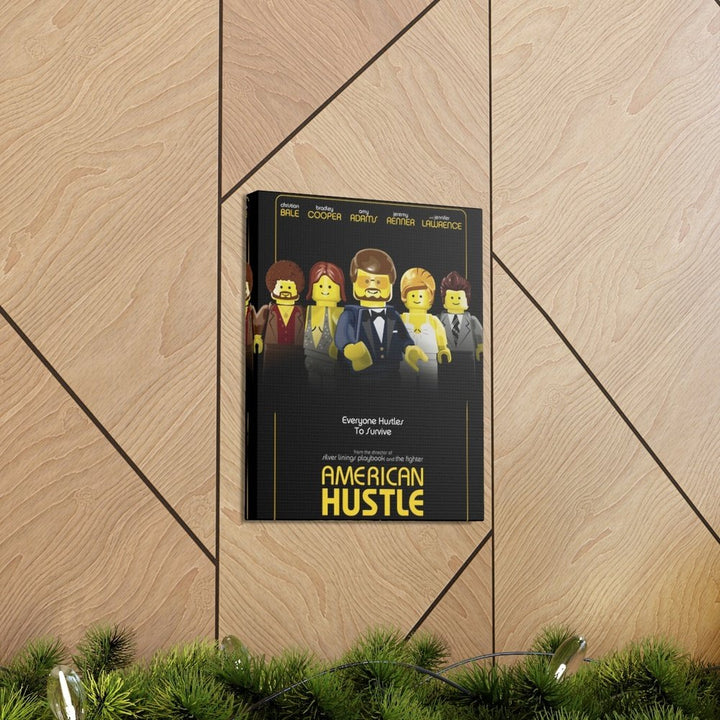 American Hustle LEGO Movie Wall Art Canvas Art With Backing. Jurassic Bricks