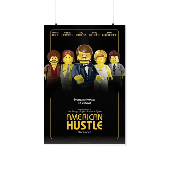 MOC NON LEGO American Hustle LEGO Movie Wall Art POSTER ONLY