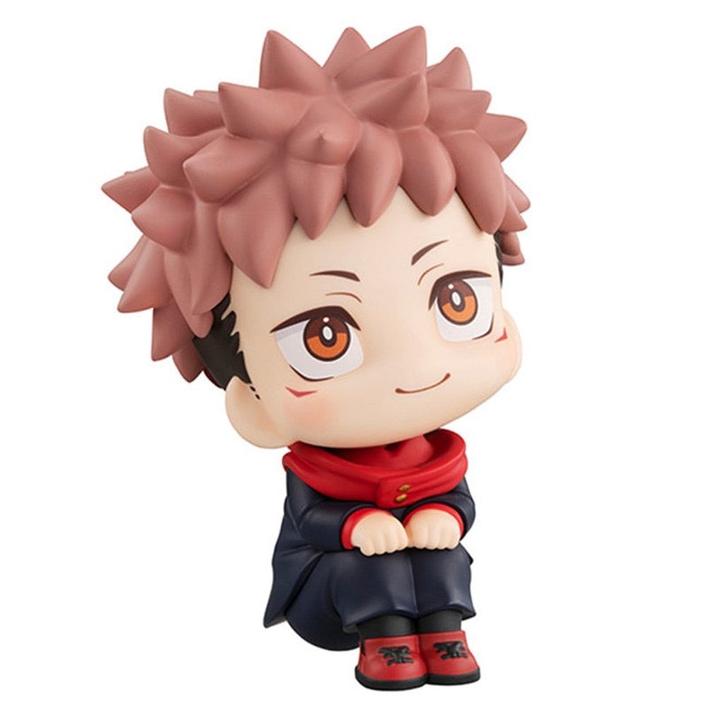 Anime Jujutsu Kaisen Figurine Cute Gojo Satoru Itadori Yuji Look Up PVC Anime Action Figure Jurassic Bricks