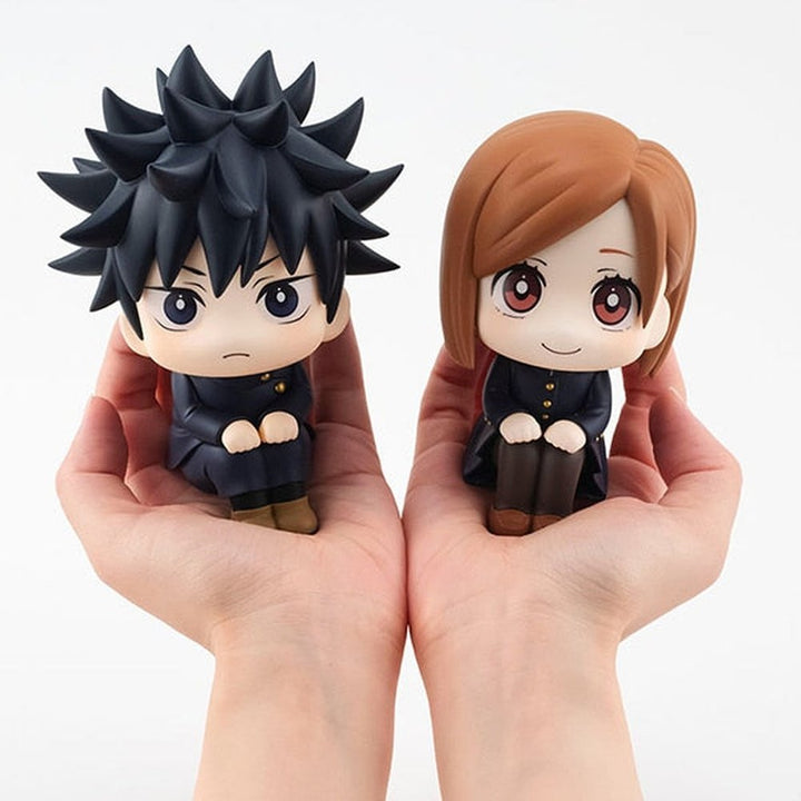 Anime Jujutsu Kaisen Figurine Cute Gojo Satoru Itadori Yuji Look Up PVC Anime Action Figure Jurassic Bricks