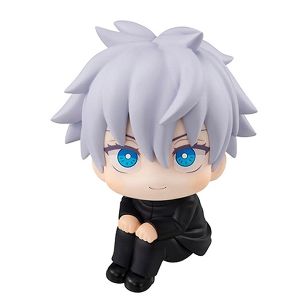 Anime Jujutsu Kaisen Figurine Cute Gojo Satoru Itadori Yuji Look Up PVC Anime Action Figure Jurassic Bricks