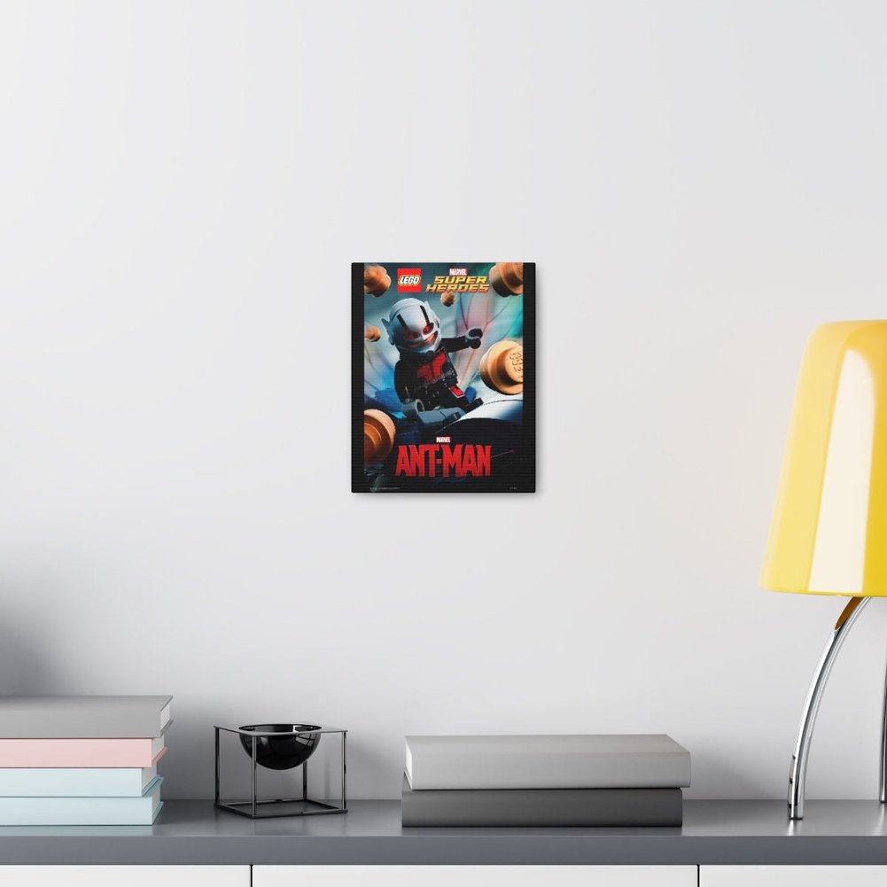 Ant-Man LEGO Movie Wall Art Canvas Art With Backing. Jurassic Bricks