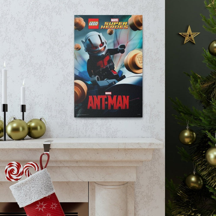 Ant-Man LEGO Movie Wall Art Canvas Art With Backing. Jurassic Bricks