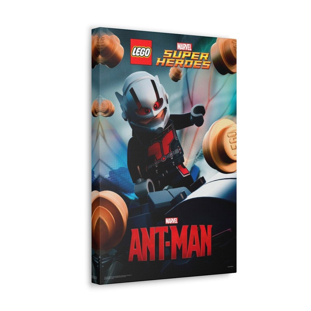 Ant-Man LEGO Movie Wall Art Canvas Art With Backing. Jurassic Bricks