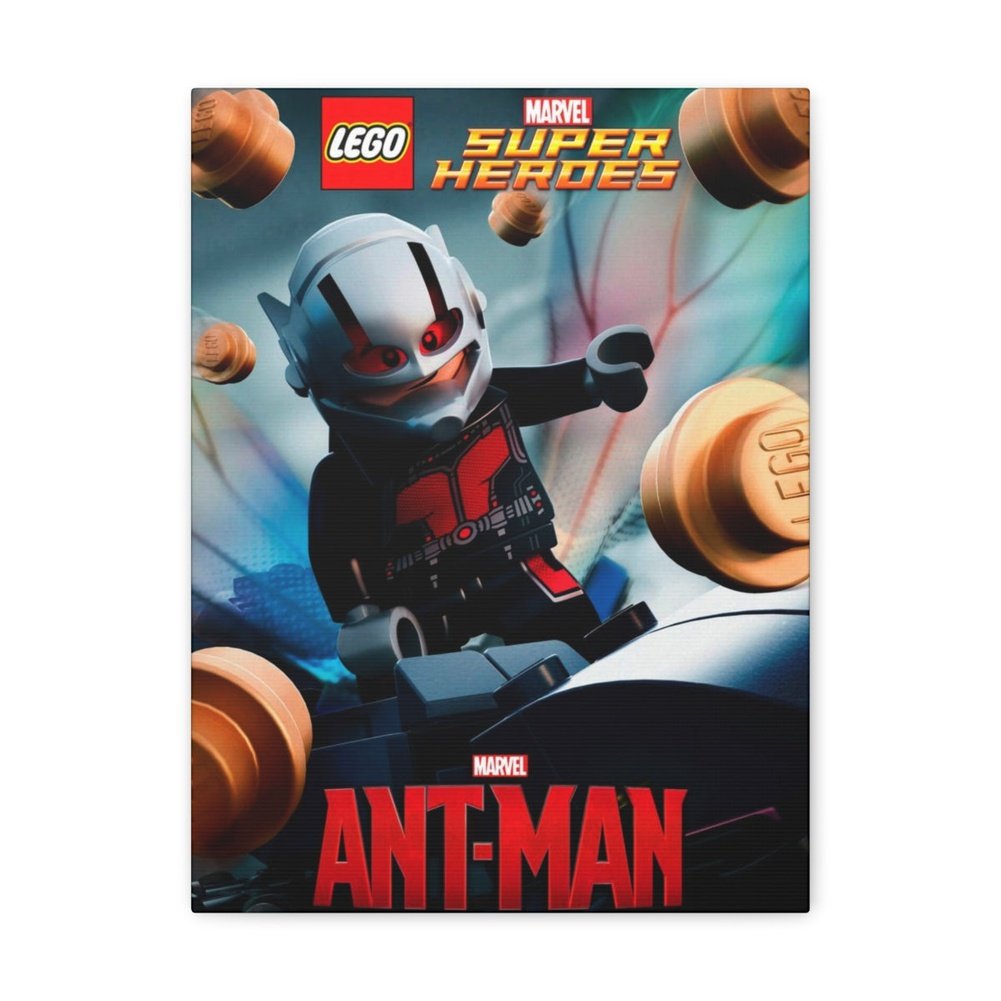 MOC NON LEGO Ant-Man LEGO Movie Wall Art Canvas Art With Backing.