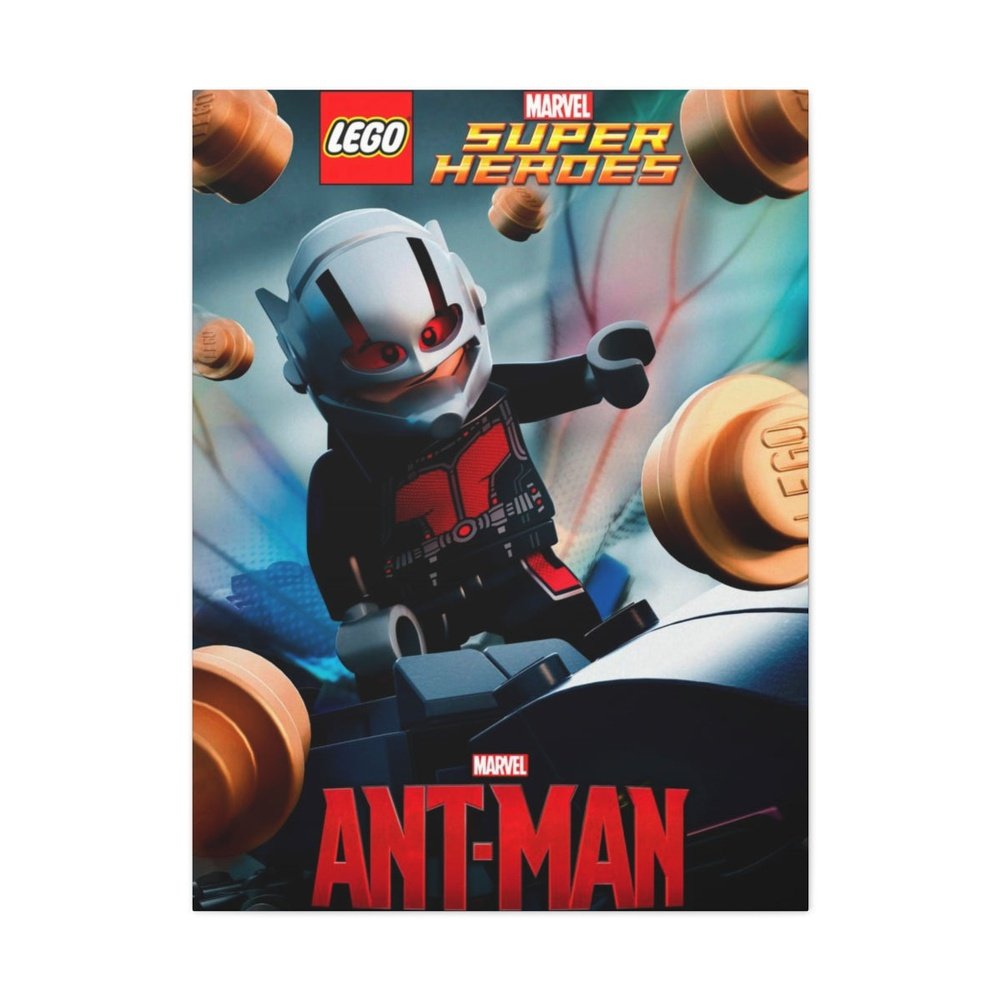 MOC NON LEGO Ant-Man LEGO Movie Wall Art Canvas Art With Backing.