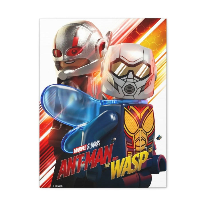 MOC NON LEGO Antman And The Wasp Super Hero LEGO Movie Wall Art Canvas Art With Backing.