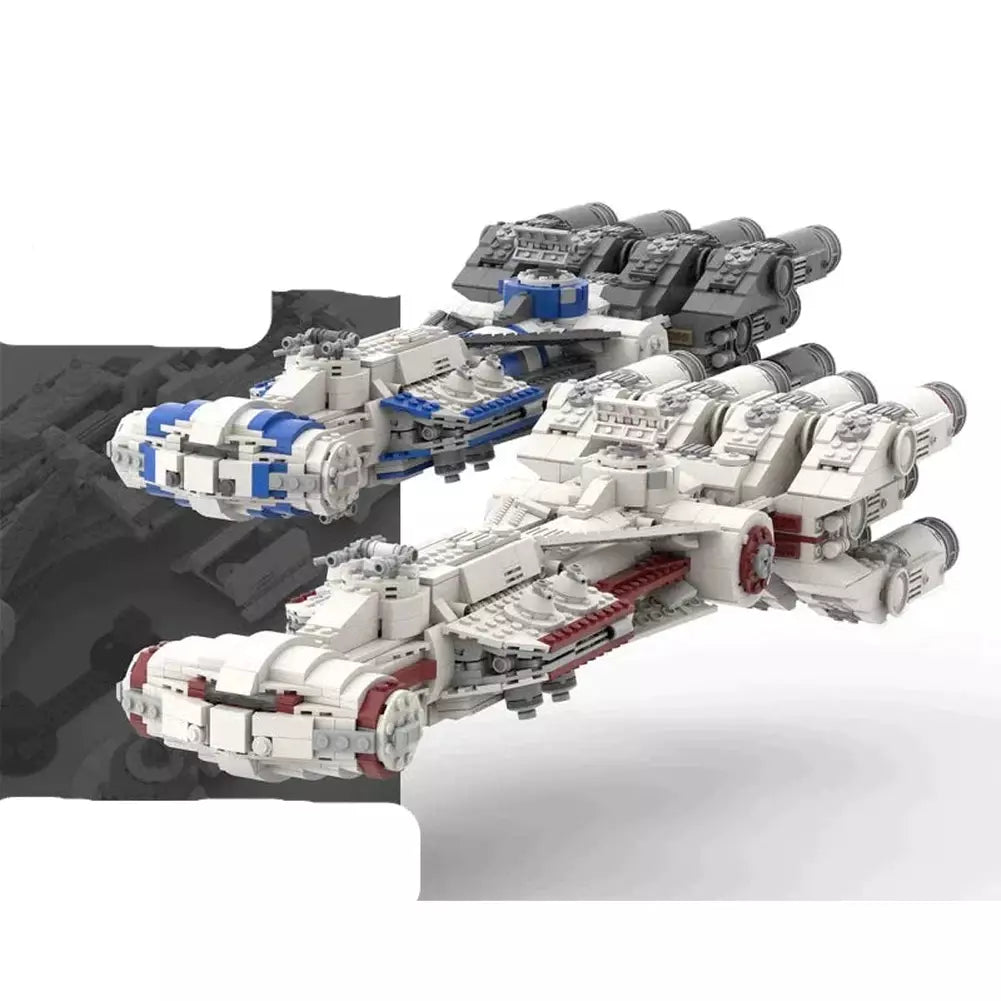 MOC  Compatible  MOC-73874 1903pcs/set Micro Blockade Runners Tantive IV Space Wars Universe Sci-Fi Spaceship Model Building Blocks