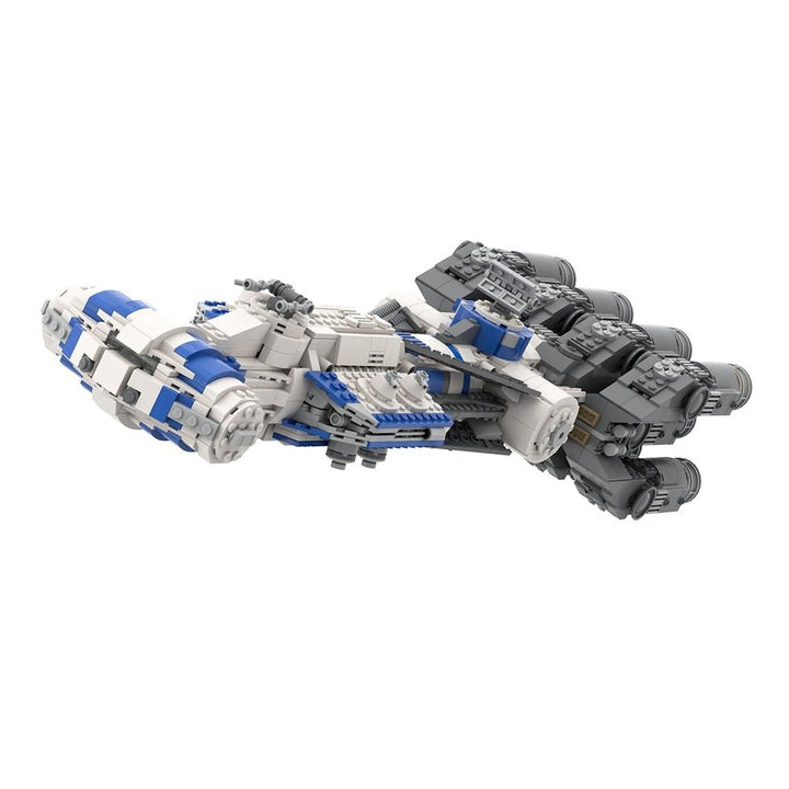 Authorized MOC-73874 1903pcs/set Micro Blockade Runners Tantive IV Space Wars Universe Sci-Fi Spaceship Model Building Blocks Jurassic Bricks