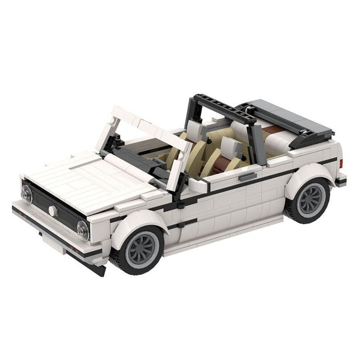 B Technical Car Set Classic Convertible Sports Car MOC Supercar City Racers Sets Building Blocks Bricks High Tech Toys Jurassic Bricks