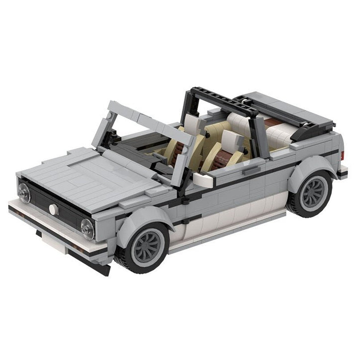 MOC  Compatible  B Technical Car Set Classic Convertible Sports Car MOC Supear City Racers Sets Building Blocks Bricks High Tech Toys