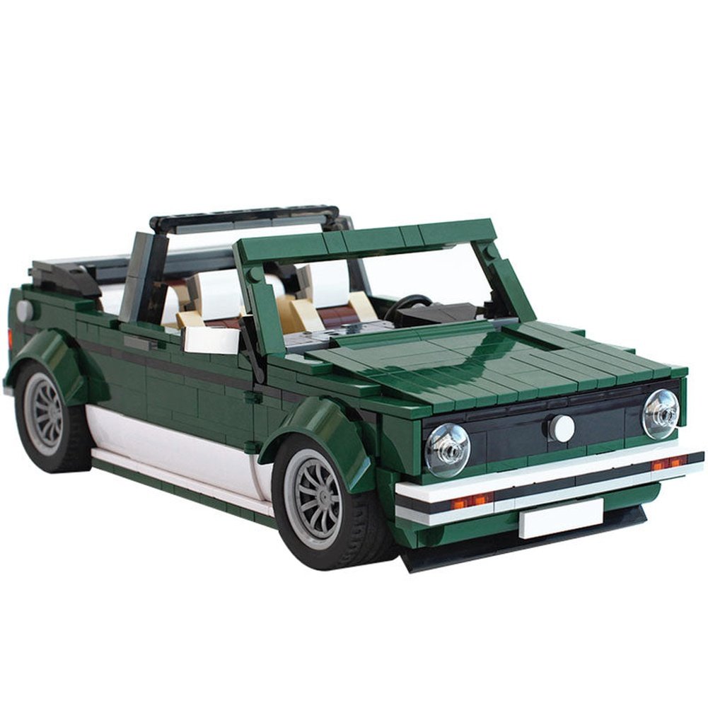 B Technical Car Set Classic Convertible Sports Car MOC Supercar City Racers Sets Building Blocks Bricks High Tech Toys Jurassic Bricks