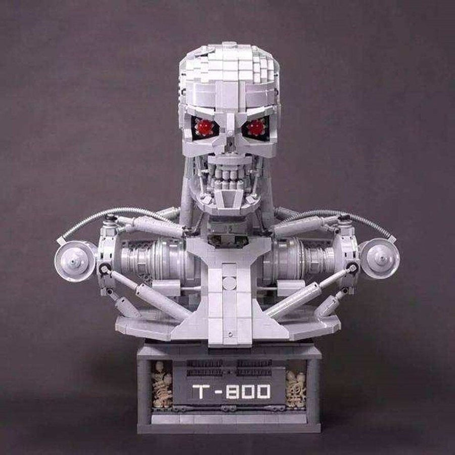 MOC Compatible B Terminator T-800 Bust MOC-20570 Fit Robot Power Funct ...