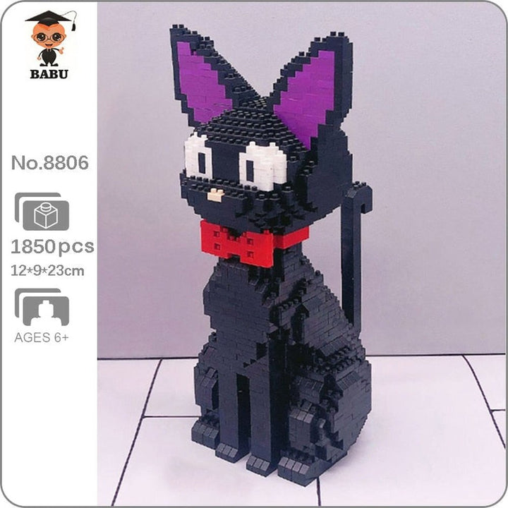 Babu Shiba Inu Dog Poodle Bulldog Jiji Cat God of Wealth Fortune Money Animal Pet Mini Diamond Blocks Bricks Building Toy no Box Jurassic Bricks