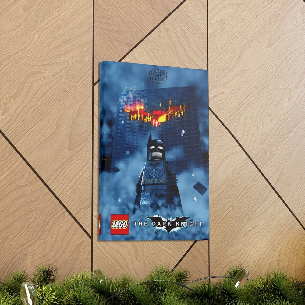 Batman LEGO Movie Wall Art Canvas Art With Backing. Jurassic Bricks