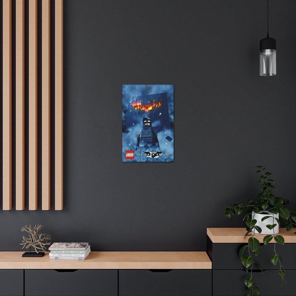 Batman LEGO Movie Wall Art Canvas Art With Backing. Jurassic Bricks