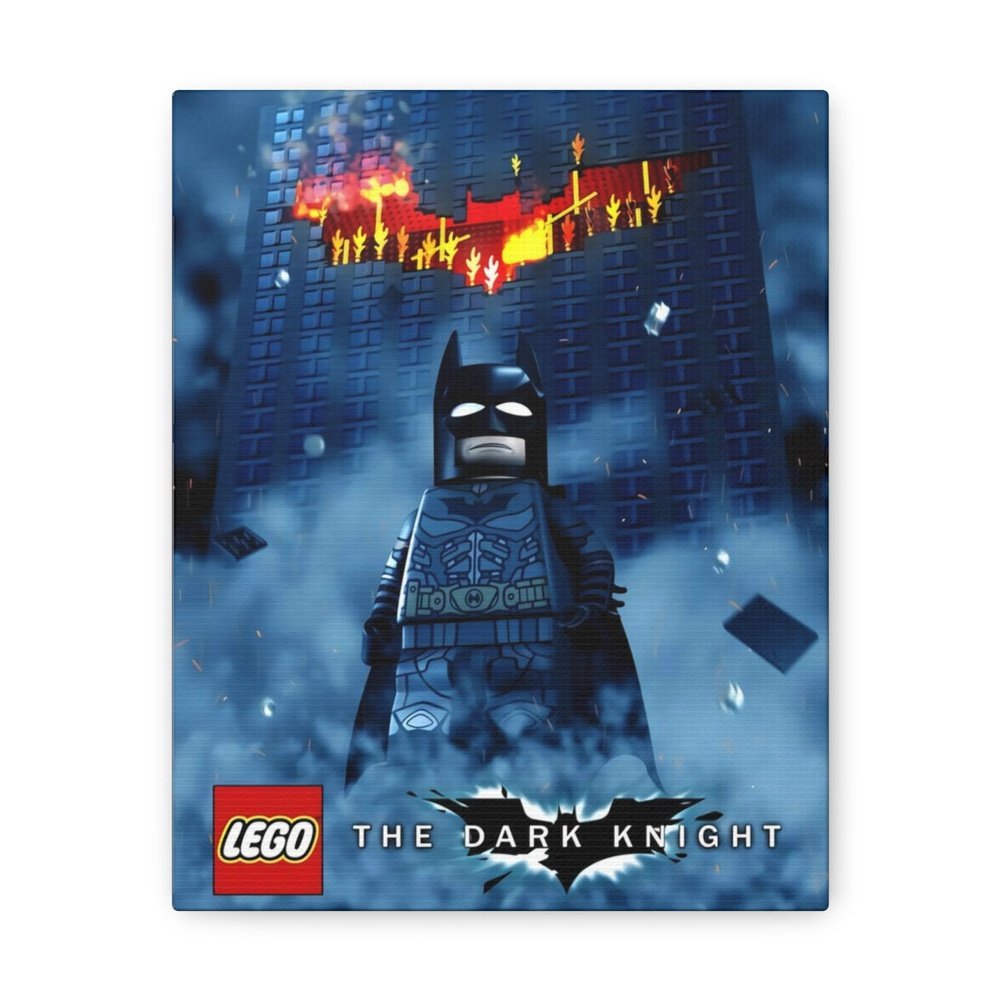 MOC NON LEGO Batman LEGO Movie Wall Art Canvas Art With Backing.