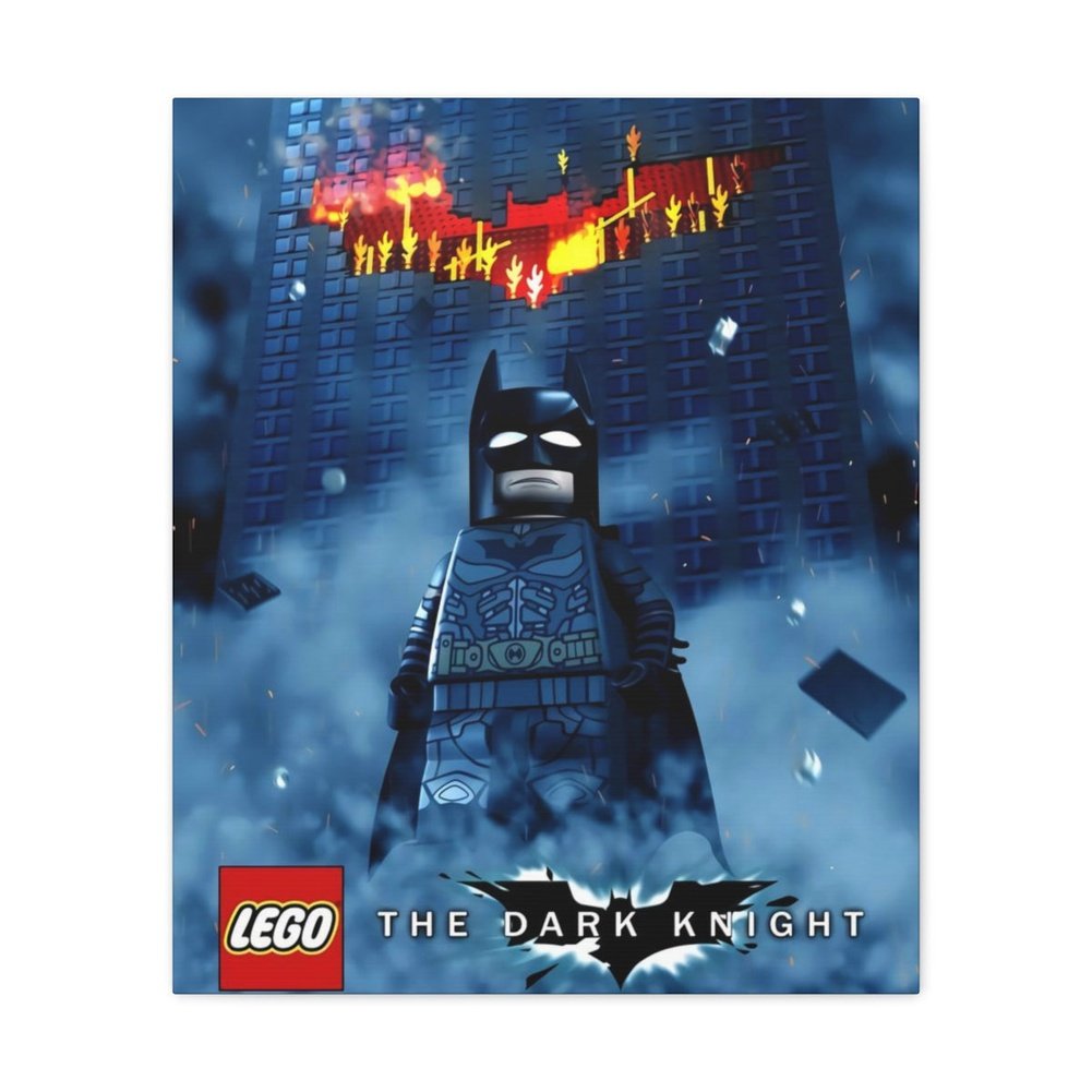 MOC NON LEGO Batman LEGO Movie Wall Art Canvas Art With Backing.