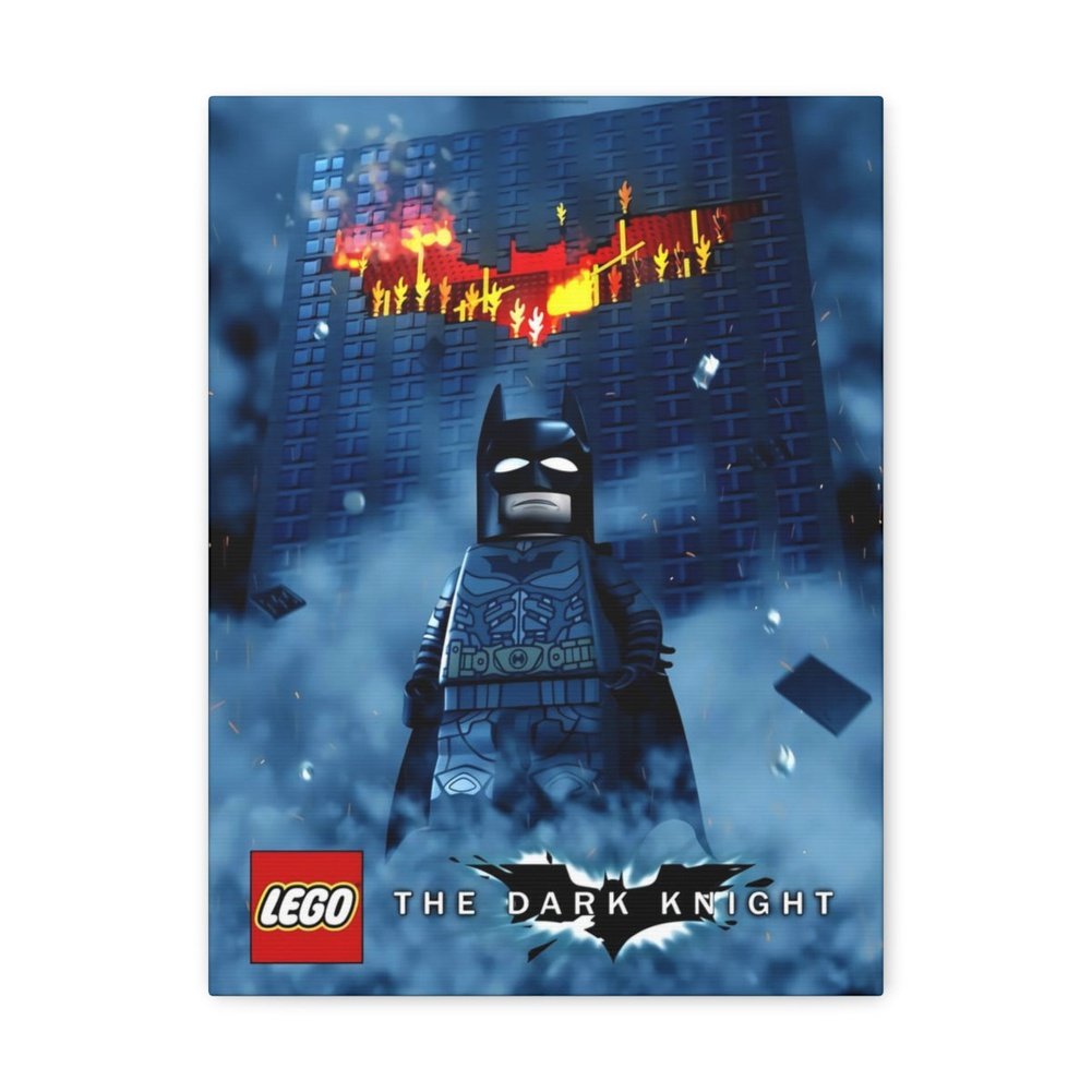 MOC NON LEGO Batman LEGO Movie Wall Art Canvas Art With Backing.