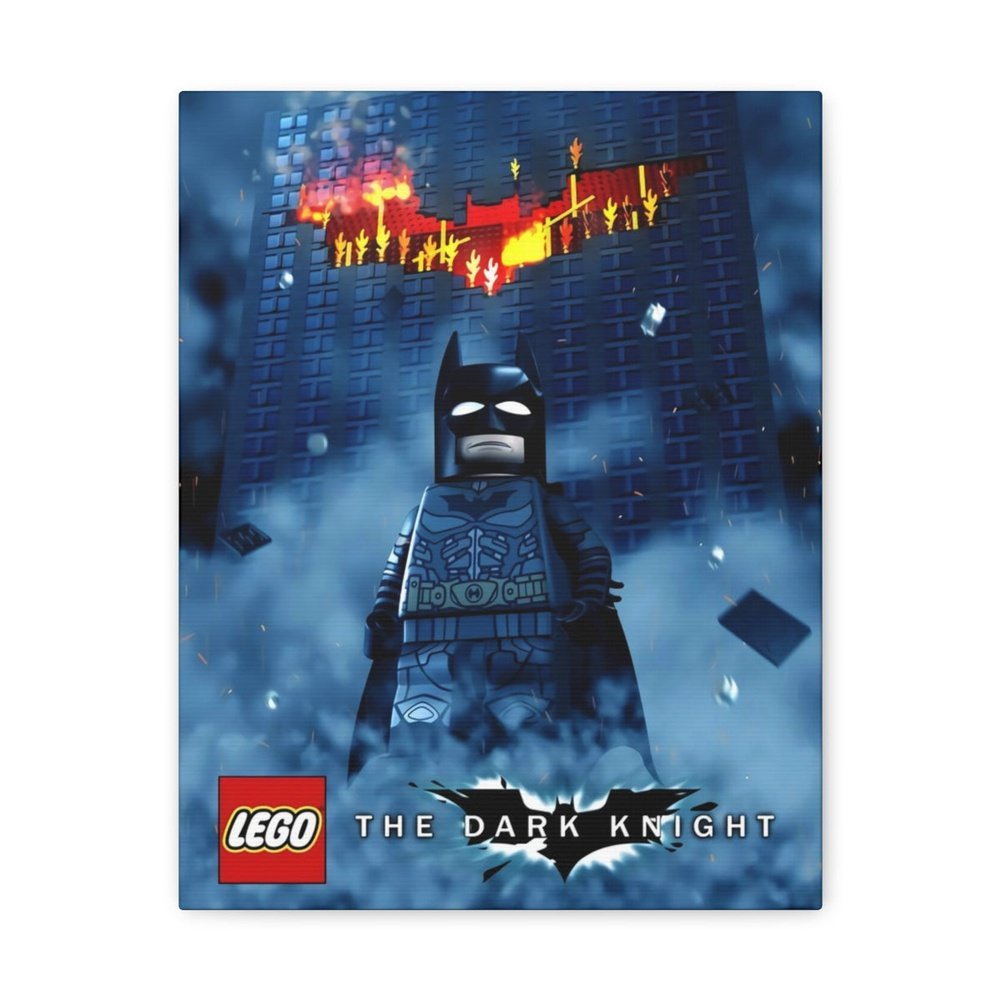 MOC NON LEGO Batman LEGO Movie Wall Art Canvas Art With Backing.