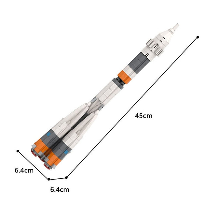 BuildMoc Delta IV Heavy With Parker Solar Probe Saturn V Scale Rocket Building Blocks Set Mars Exploration Vehicle Children Toys K&B Brick Store