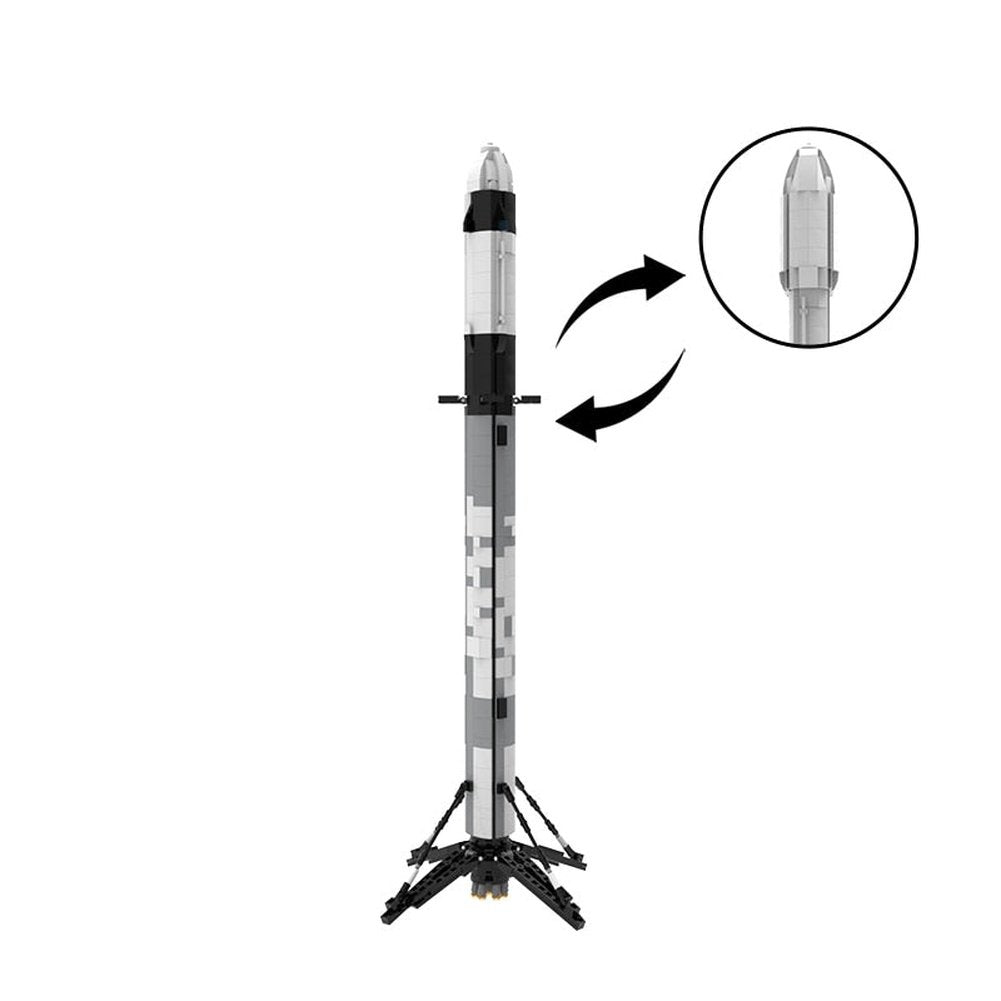 MOC NON Delta IV Heavy With Parker Solar Probe Saturn V Scale Rocket B ...