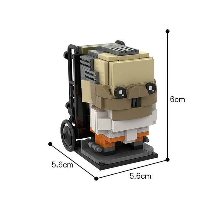 Buildmoc Horror Movie Figures Stephen King It Pennywise the clown Brickheadz Joker Doll Building Blocks Toys For Children Gift Jurassic Bricks