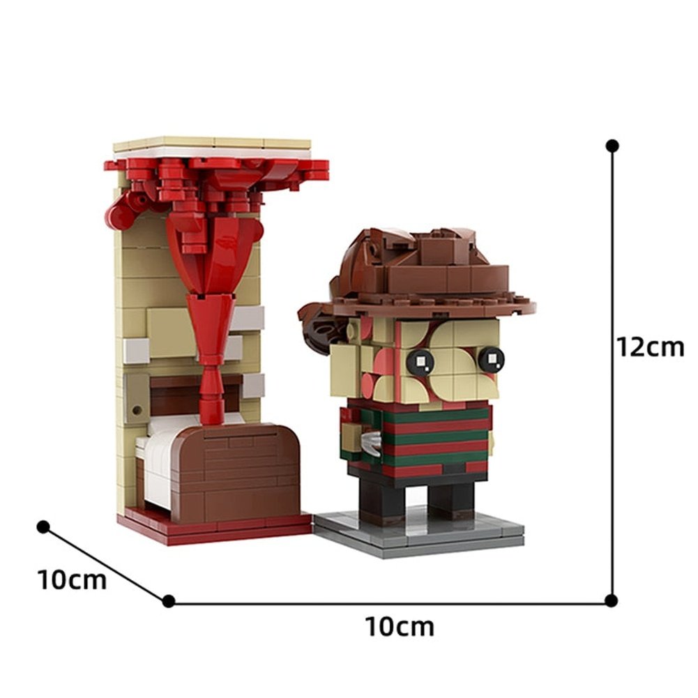 Buildmoc Horror Movie Figures Stephen King It Pennywise the clown Brickheadz Joker Doll Building Blocks Toys For Children Gift Jurassic Bricks