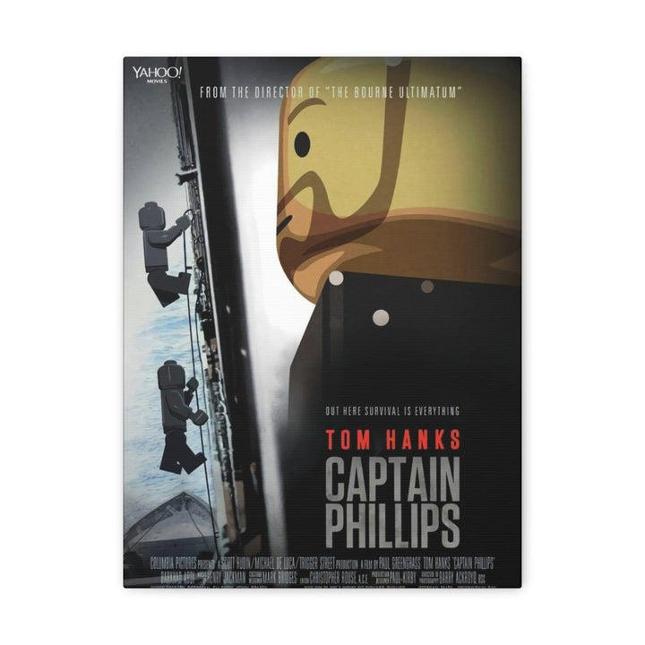 MOC NON LEGO Captain Phillips LEGO Movie Wall Art Canvas Art With Backing.