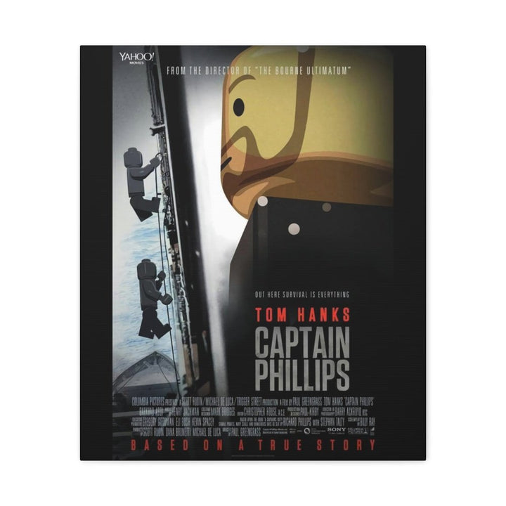 MOC NON LEGO Captain Phillips LEGO Movie Wall Art Canvas Art With Backing.