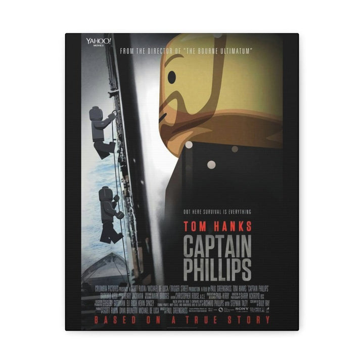 MOC NON LEGO Captain Phillips LEGO Movie Wall Art Canvas Art With Backing.