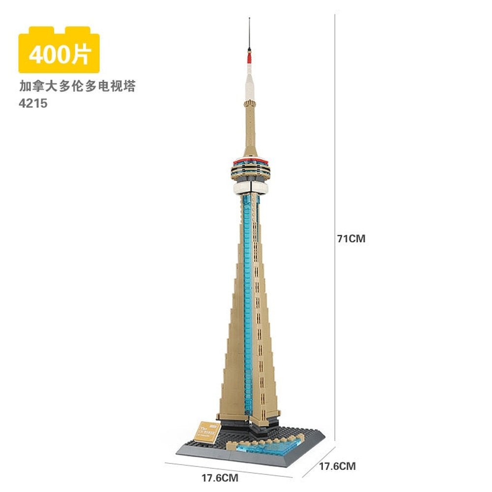 City Architecture Big Ben Eiffel Tower Paris World Famous Building Brick Statue Liberty America Taj Mahal Construction Toy Villa Jurassic Bricks