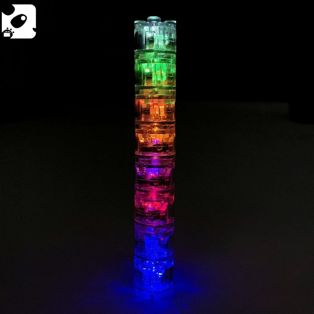 City Building Blocks Parts Minifigs LED Light 2X2 Classic Mini Bricks Accessories Children Educational Light-Emitting Toys Gift Jurassic Bricks