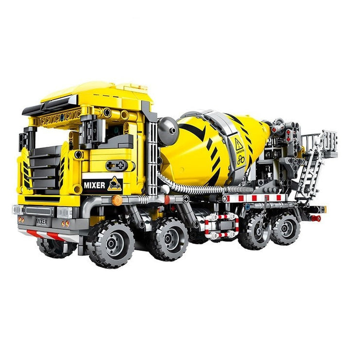 MOC  Compatible  City Engineering Bulldozer Crane Car Truck Excavator Roller Building Blocks Construction Bricks Toy for