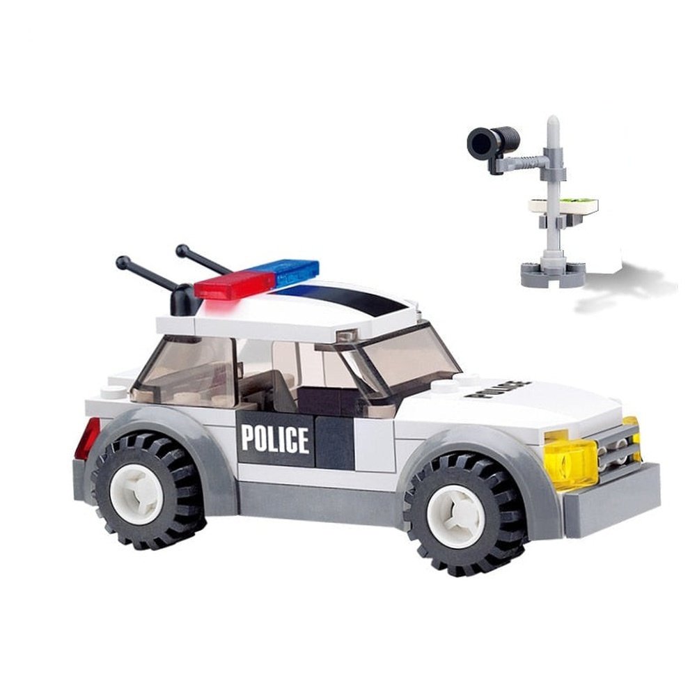 MOC NON LEGO City Police Helicopter Car SWAT Plane Carrier Vehicle MOC Aircraft Building Blocks Bricks Classic Model Toy For Kids