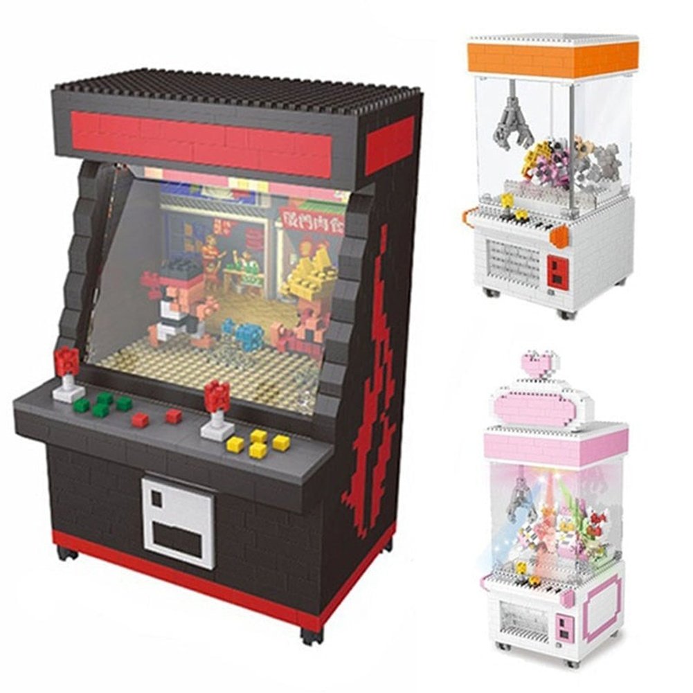 MOC NON Classic Mini Building Blocks Cartoon Fighter Game Model Clip D ...