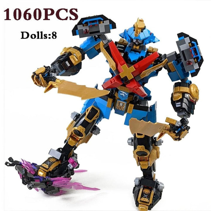 MOC NON LEGO Classic Movie Series Hot Selling Mystery Samurai X Mecha Model MOC Modular and Mecha Action Character   Toy 71775