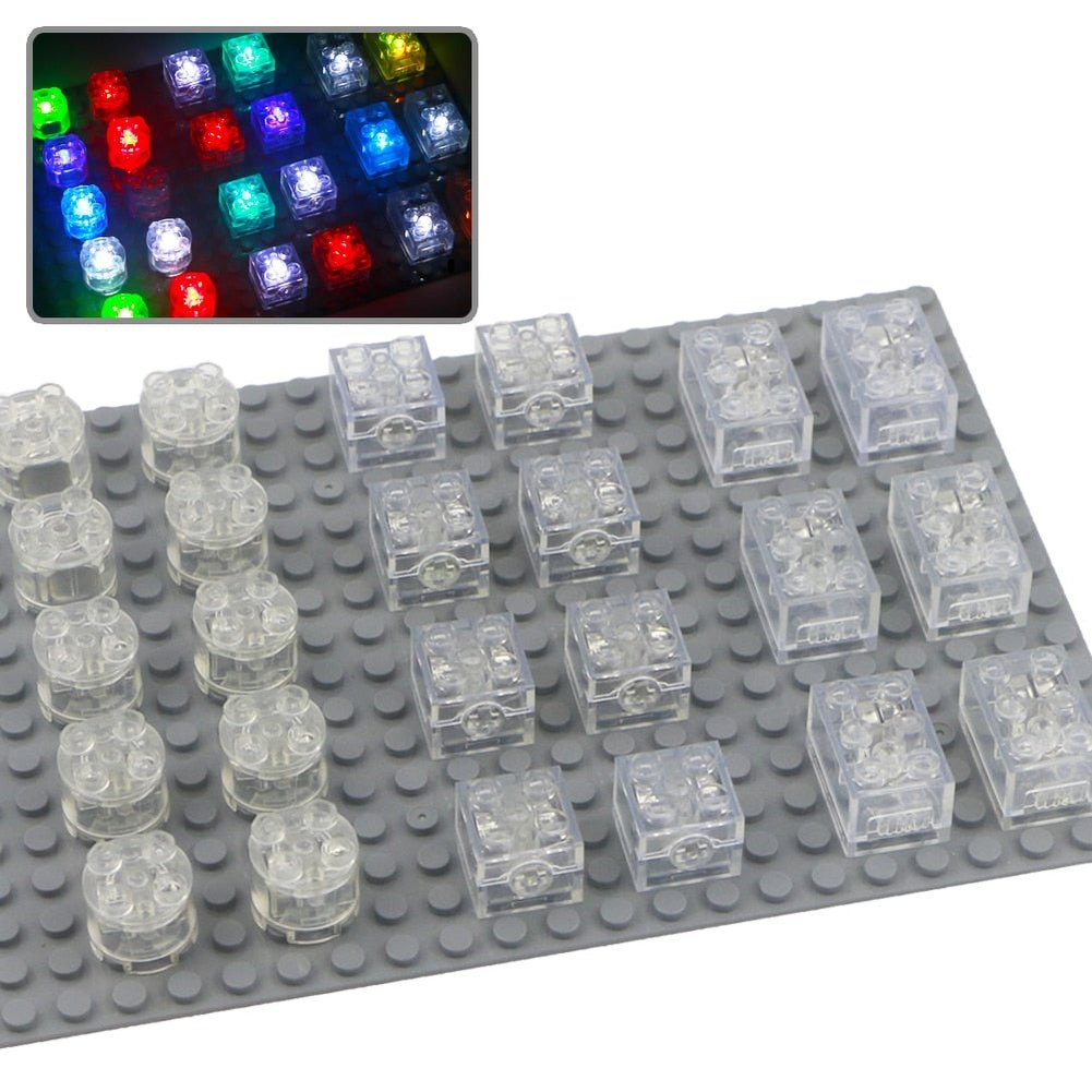 Creative Building Blocks LED MOC Brick City Street Light Kits Light-Emitting Accessories Parts DIY Educational Construction Toys K&B Brick Store