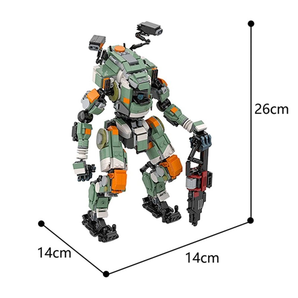 Creative Expert Mecha Game Titanfalls 2 BT-7274 Vanguard-class Titan Technical Robot Building Blocks Toys For Children K&B Brick Store