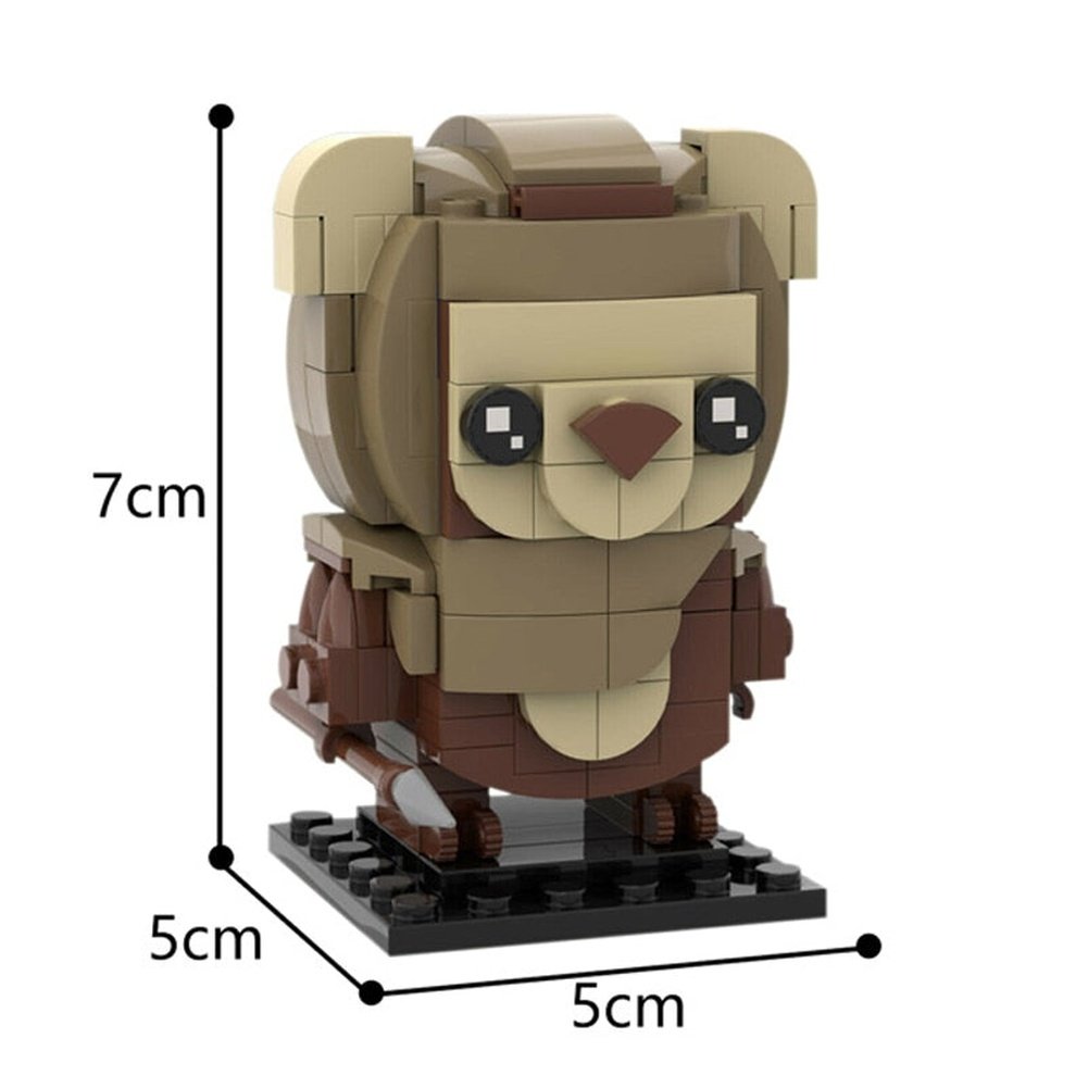 Creative MOC Star Movie Action Figures Brickheadz Set Model Collection Building Blocks Kid Toys Gift 40539 41608 75317 K&B Brick Store