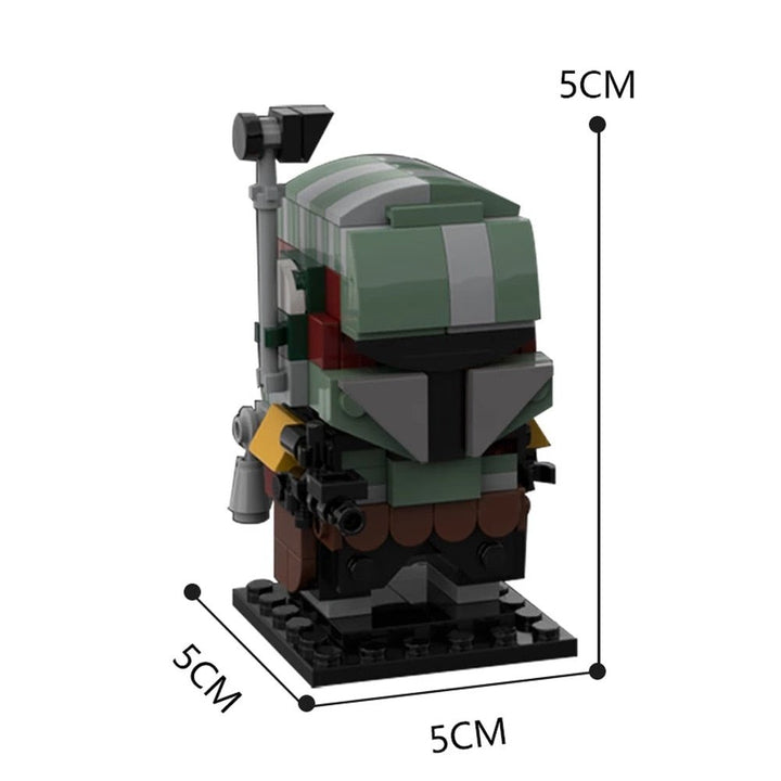 Creative MOC Star Movie Action Figures Brickheadz Set Model Collection Building Blocks Kid Toys Gift 40539 41608 75317 K&B Brick Store