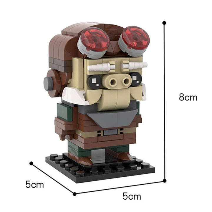 Creative MOC Star Movie Action Figures Brickheadz Set Model Collection Building Blocks Kid Toys Gift 40539 41608 75317 K&B Brick Store