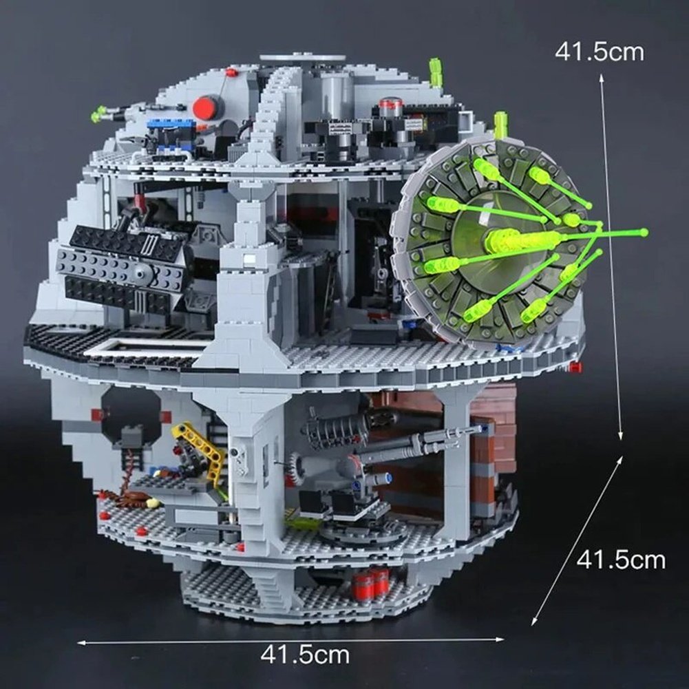 Death Star With Figures Moc Star Ship Super Model Set Compatible 75159 05063 4016pcs Building Blocks Bricks Wars Christmas Educational Toy K&B Brick Store