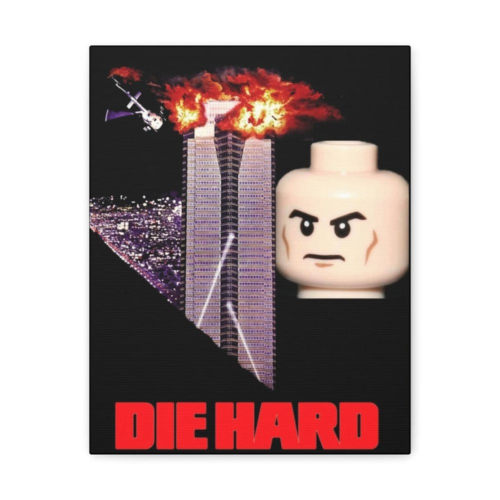 MOC NON LEGO Die Hard LEGO Movie Wall Art Canvas Art With Backing.