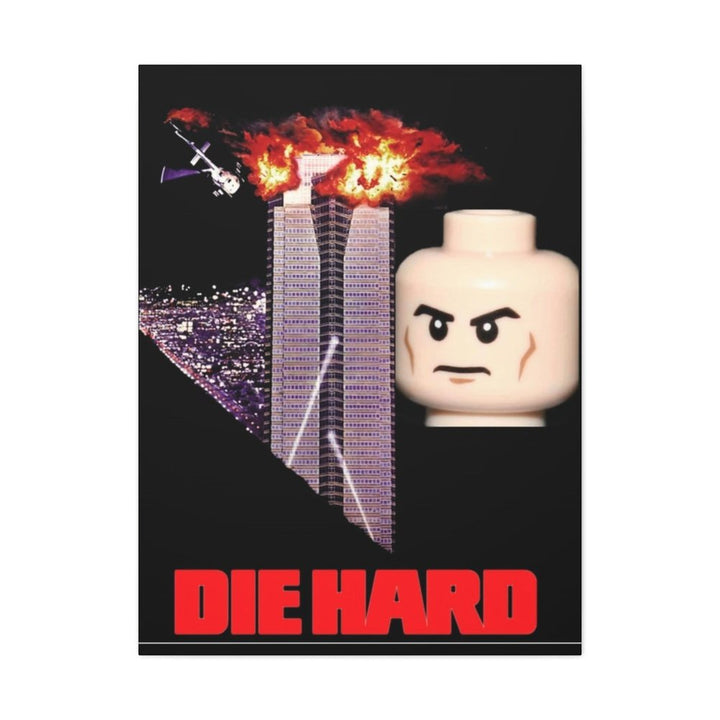 MOC NON LEGO Die Hard LEGO Movie Wall Art Canvas Art With Backing.