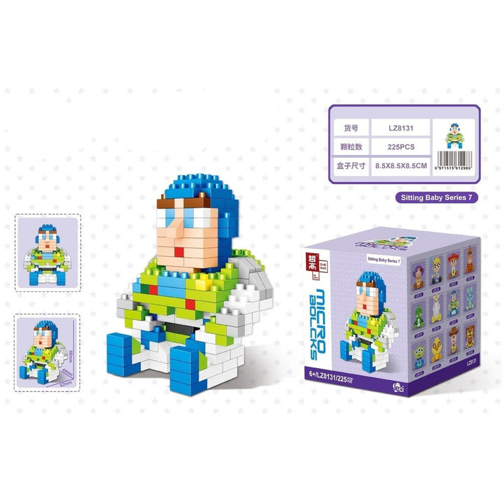 Disney Cartoon Building Blocks Toy Story Bricks Anime Characters Buzz Lightyear Woody Mini Action Figure Toy Kids Birthday Gift Jurassic Bricks