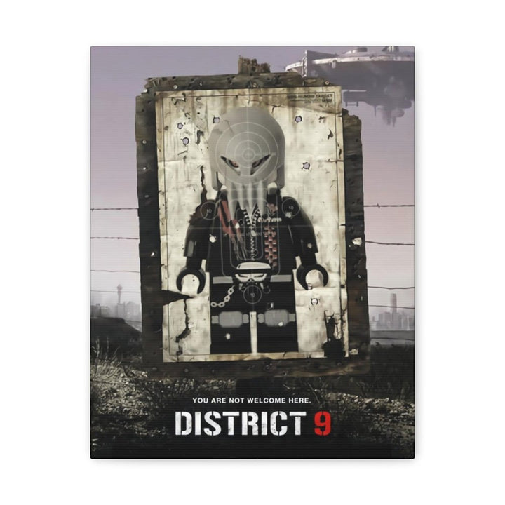 District 9 LEGO Movie Wall Art Canvas Art With Backing. Jurassic Bricks