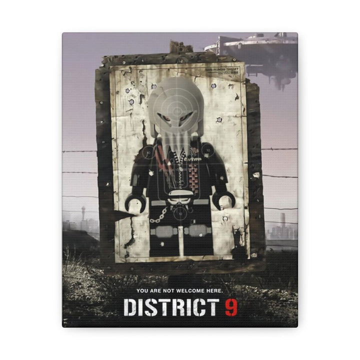 MOC NON LEGO District 9 LEGO Movie Wall Art Canvas Art With Backing.