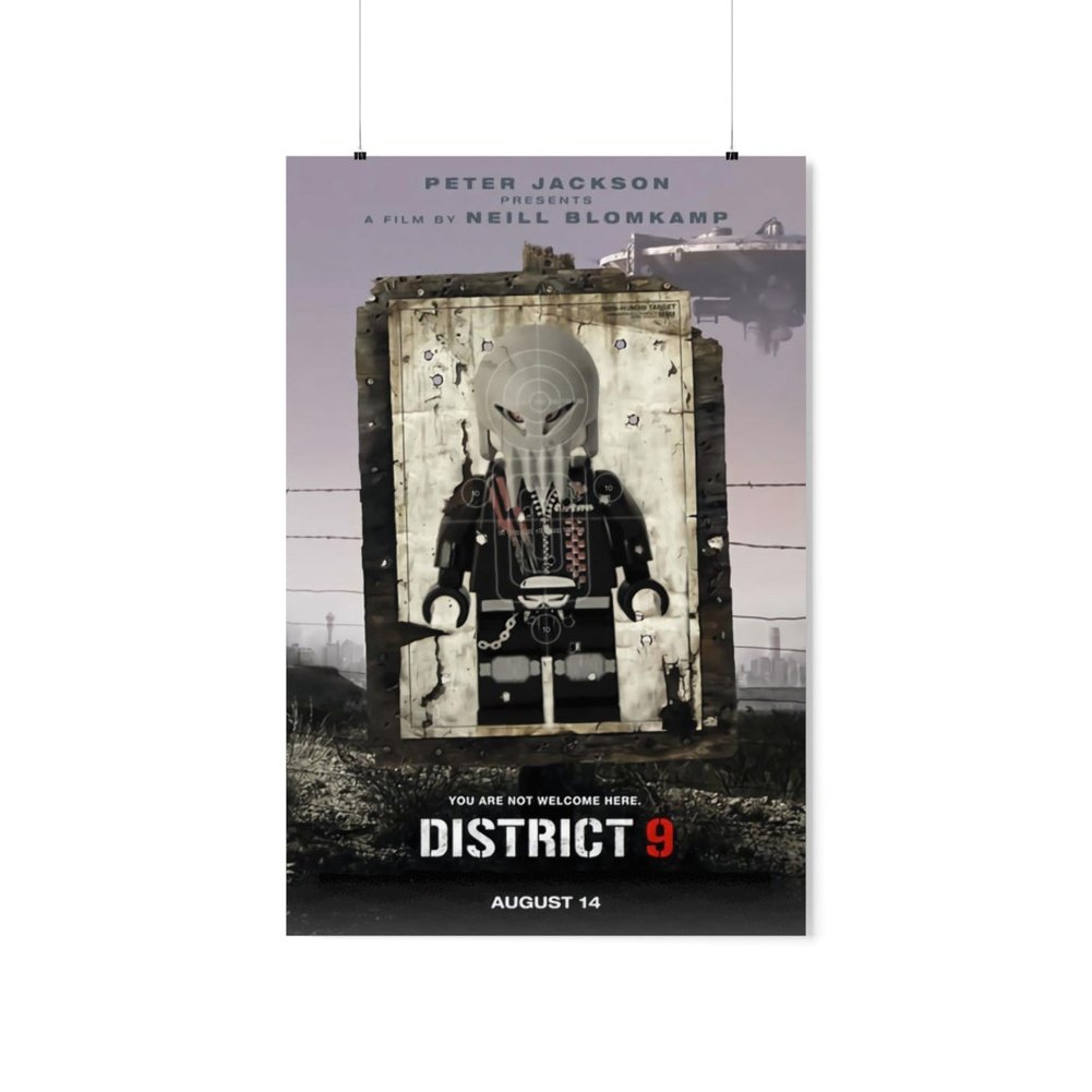 MOC  Compatible  District 9  Movie Wall Art POSTER ONLY