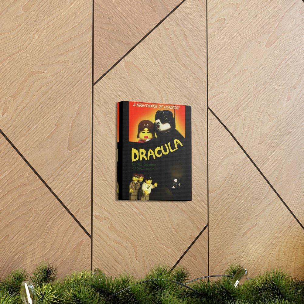 Dracula LEGO Movie Wall Art Canvas Art With Backing. Jurassic Bricks